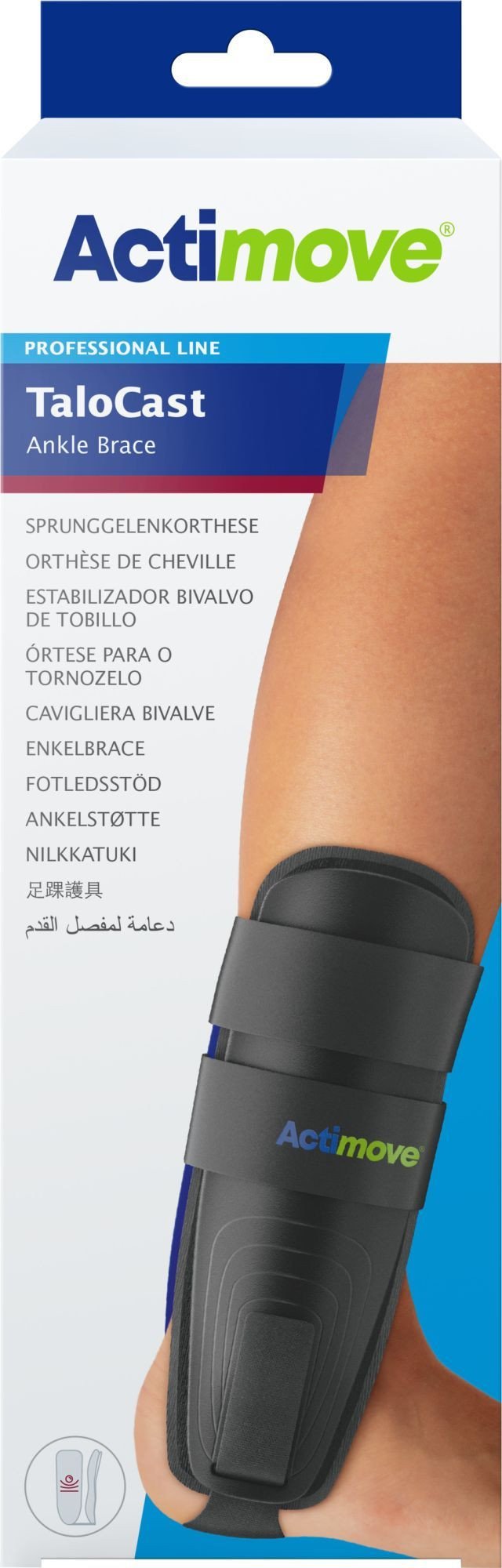 ACTIMOVE PRO TALOCAST Orteza stawu skokowego rozm. S/M czarny
