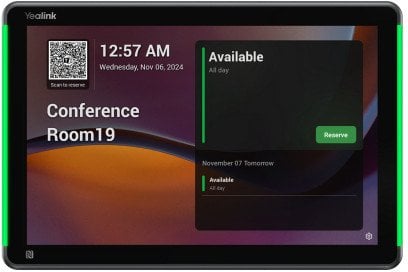 Yealink RoomPanel Plus E2 | 10.1"" | Android-based Room Scheduling Panel