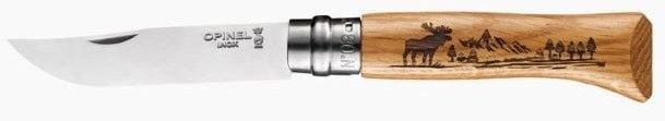 Opinel Nóż Animalia Oak Moose 08 Blister