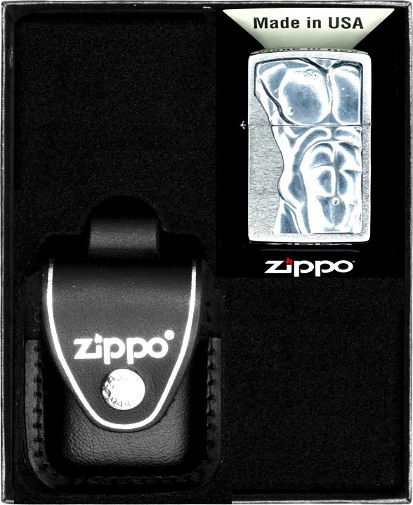 Zestaw ZIPPO Zapalniczka MAN TORSO Prezentowy No3