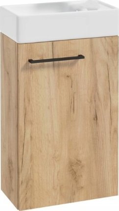 Deftrans Szafka łazienkowa z umywalką dąb craft 40 wisząca Small