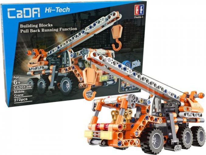 Lean Sport Klocki Konstrukcyjne Ciężarówka Dźwig CADA 272 Elementy