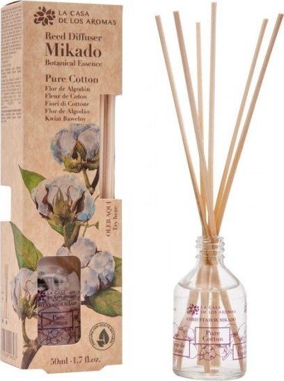 La Casa de los Aromas LA CASA DE LOS AROMAS_Botanical Essence patyczki zapachowe Bawełna 50ml