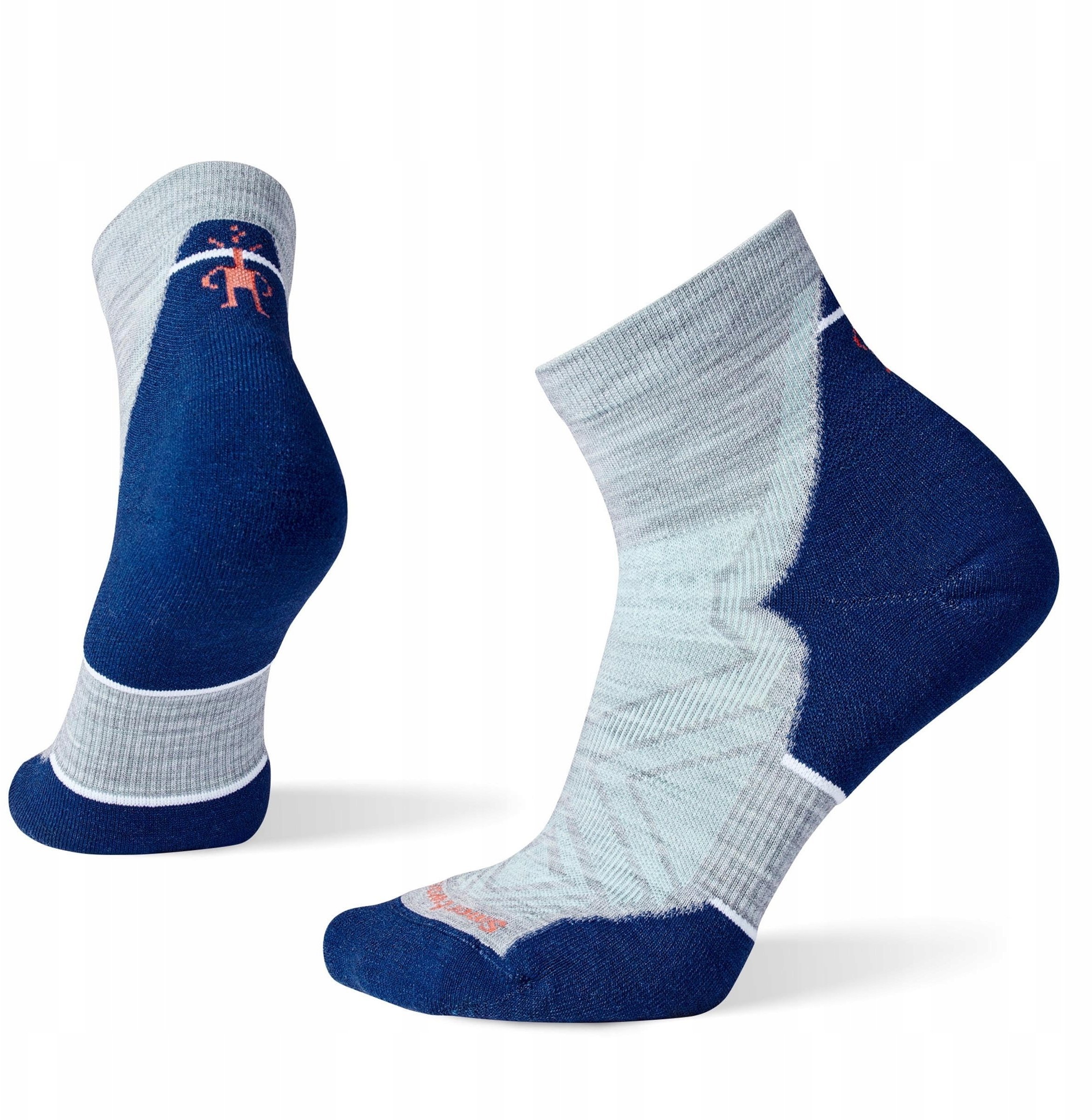 Smartwool W'S Run Targeted Cushion Ankle Socks, 039 | light gray, L