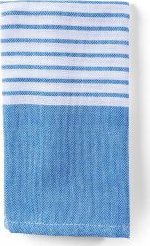 Sagaform Serwetki ella hamam, 4 szt., 45 x 45 cm, bawełna organiczna, niebieskie / Sagaform