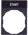Schneider Electric Szyld opisowy z etykietą START (ZBY2303)