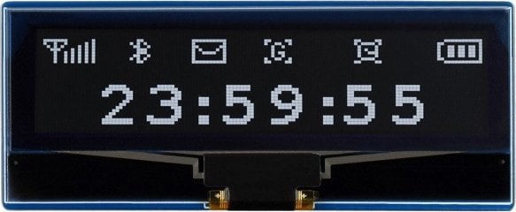 Waveshare Wyświetlacz OLED 2,23'' 128x32px - SPI/I2C - czarno-biały - do Raspberry Pi Pico - Waveshare 19750}