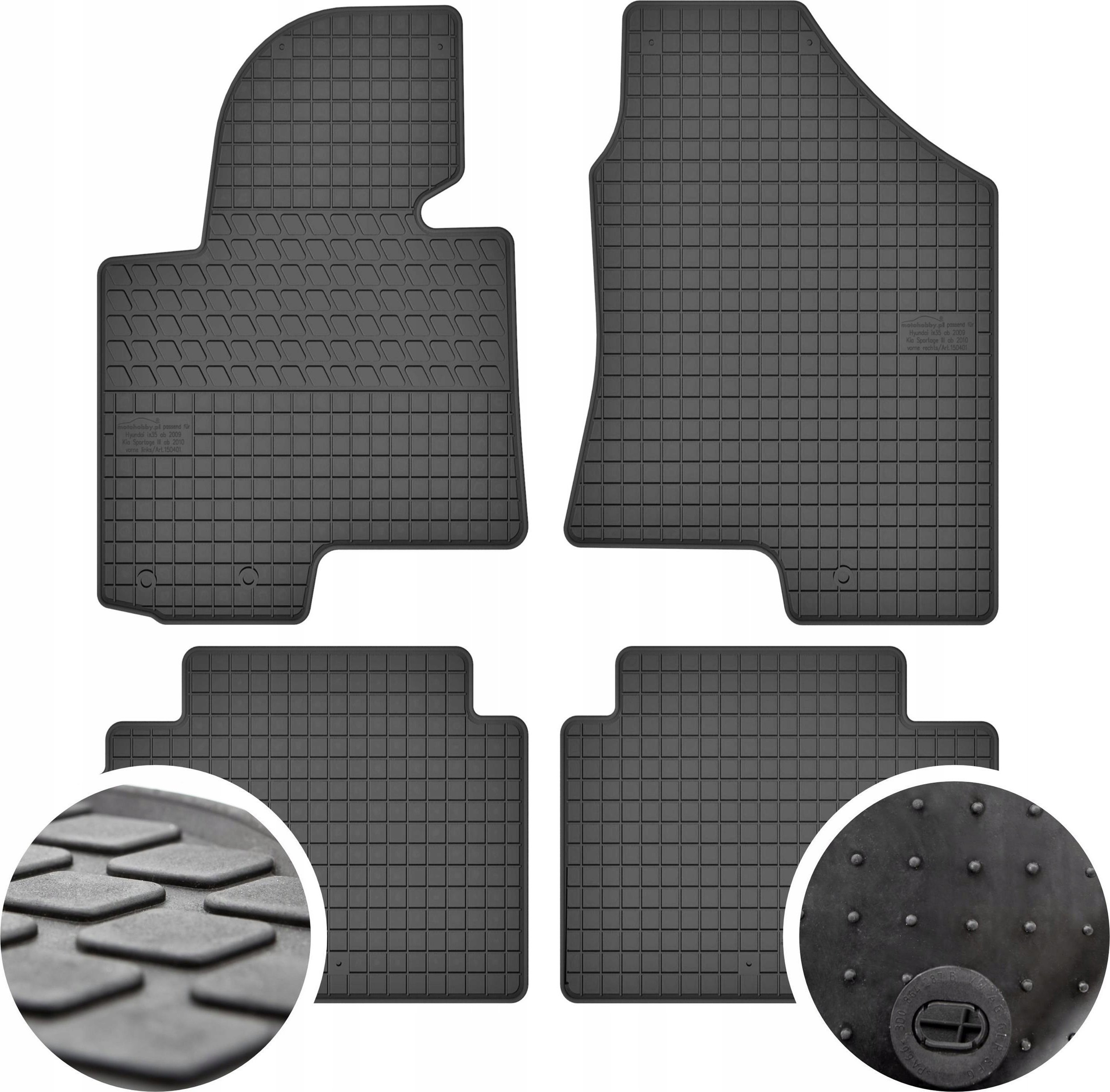 GeyerHosaja Dywaniki gumowe do Kia Sportage III