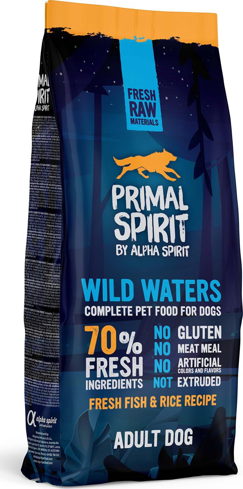 Alpha Spirit PRIMAL SPIRIT WILD WATERS 70% 12KG