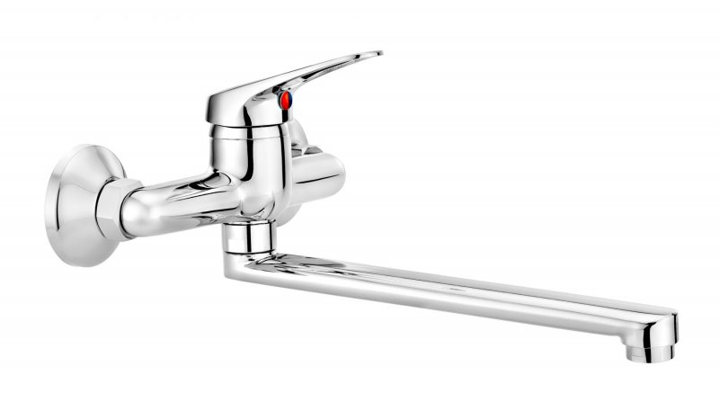 Bateria kuchenna Deante Neo Lobo ścienna chrom (BYU 080M)