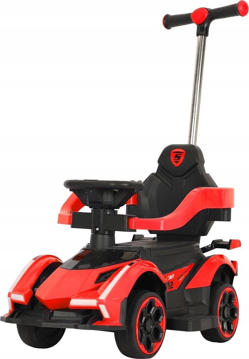 BM JEŹDZIK Z RĄCZKĄ SPEED CZERWONY 8596164148228