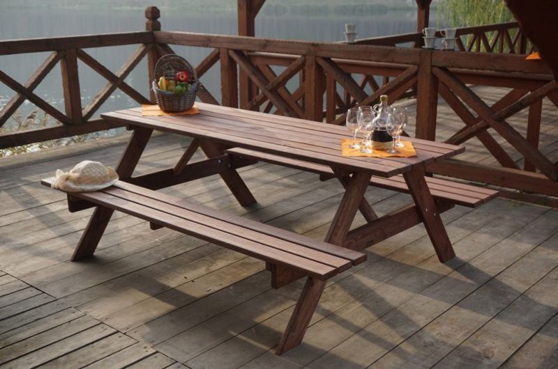 Tradgard Drewniany zestaw PIKNIK - 180CM