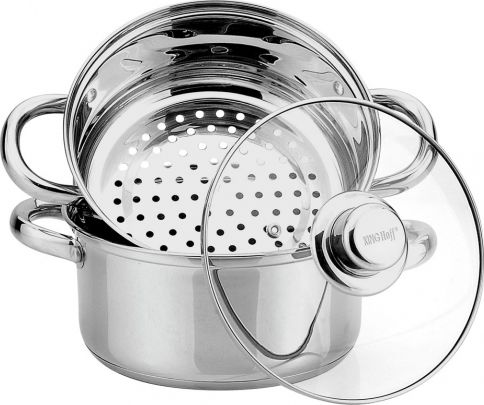 KingHoff Garnek do gotowania na parze 24cm (KH-3318)
