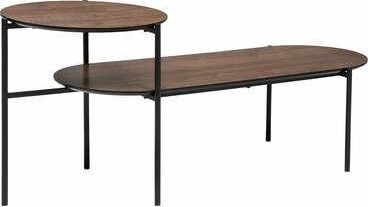 Atmosphera Stolik kawowy Kemi podwójny orzech