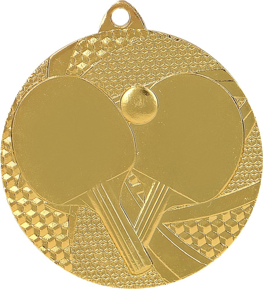 Tryumf Medal złoty- tenis stołowy - medal stalowy (MMC7750/G)