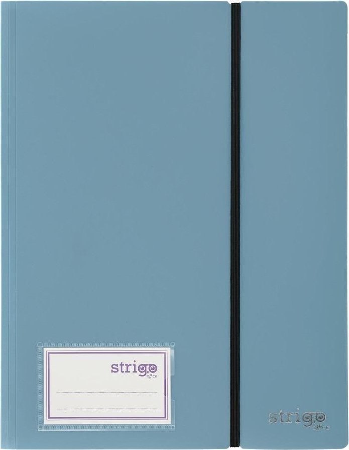 Album ofertowy A4 30kosz. z gumką szaronieb STRIGO
