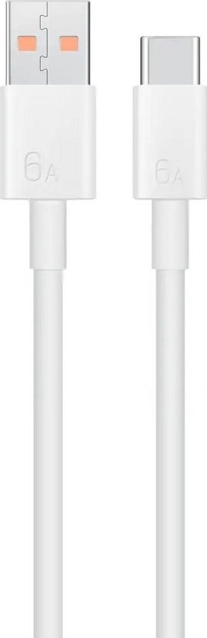 Kabel USB Techonic USB-A - USB-C 1 m Biały (5903396131127)