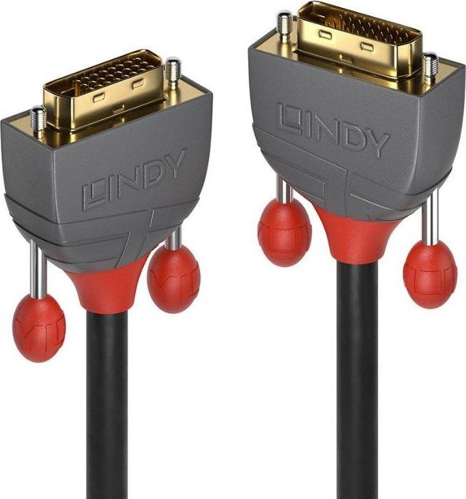 Kabel Lindy DVI-D - DVI-D 10m szary (36226)