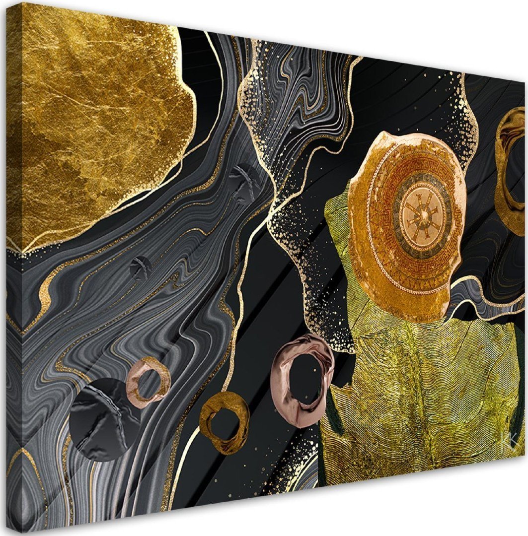 Feeby Obraz na płótnie, Marmurowa tekstura abstrakcja - 120x80