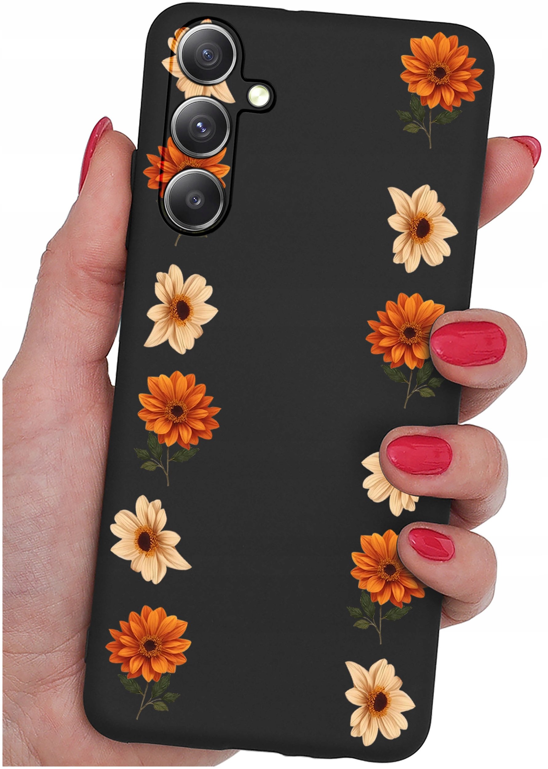 ETUI do Samsung Galaxy S23 WZORY |SILIKONOWE MATT CASE + SZKŁO 9H