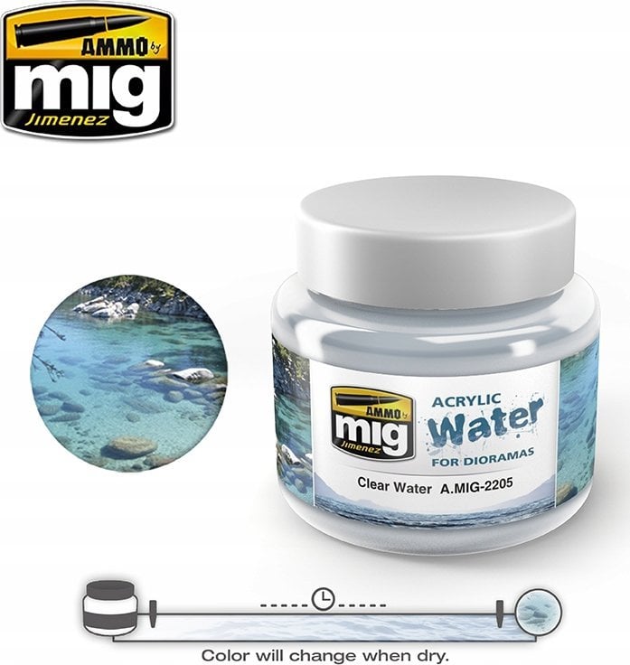 Vallejo Ammo: Acrylic Water - Slow River Waters (250 ml)