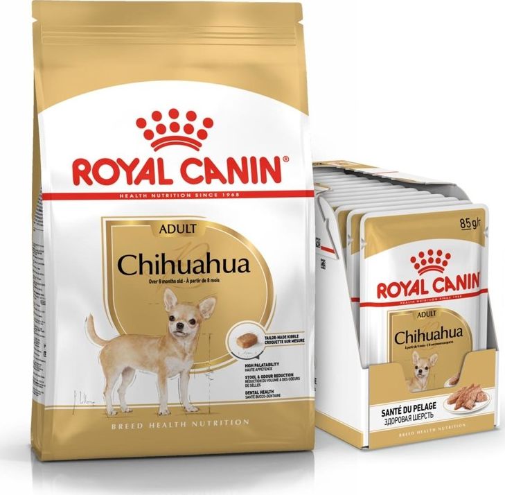 Royal Canin ROYAL CANIN Chihuahua 28 Adult 1,5kg + 12x Chihuahua Adult 85g