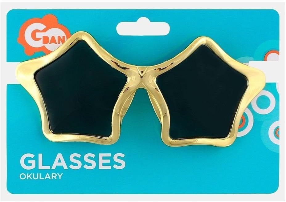 GoDan Okulary gwiazdki złote
