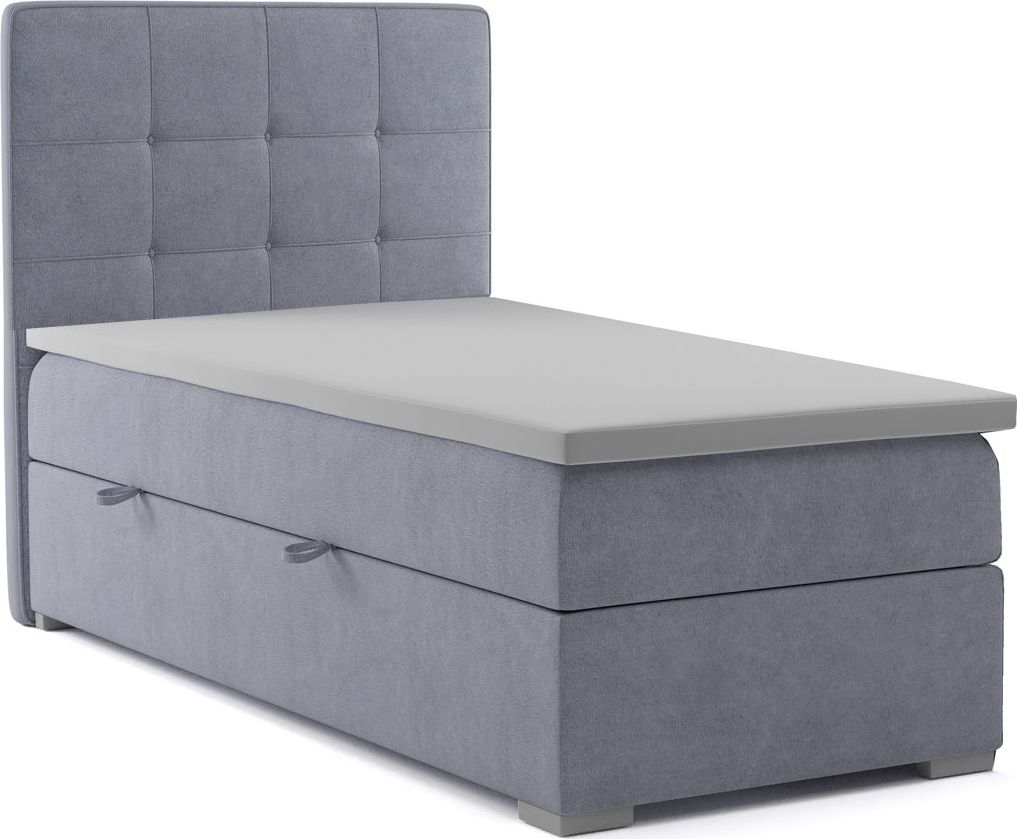 Elior Pojedyncze łóżko boxspring Nubis 90x200 - 58 kolorów
