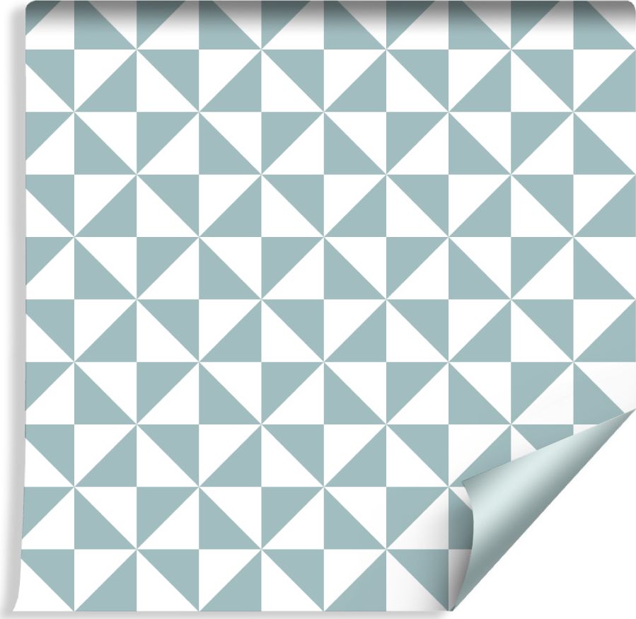 Muralo Tapeta GEOMETRYCZNA - Trójkąty w Stylu Retro