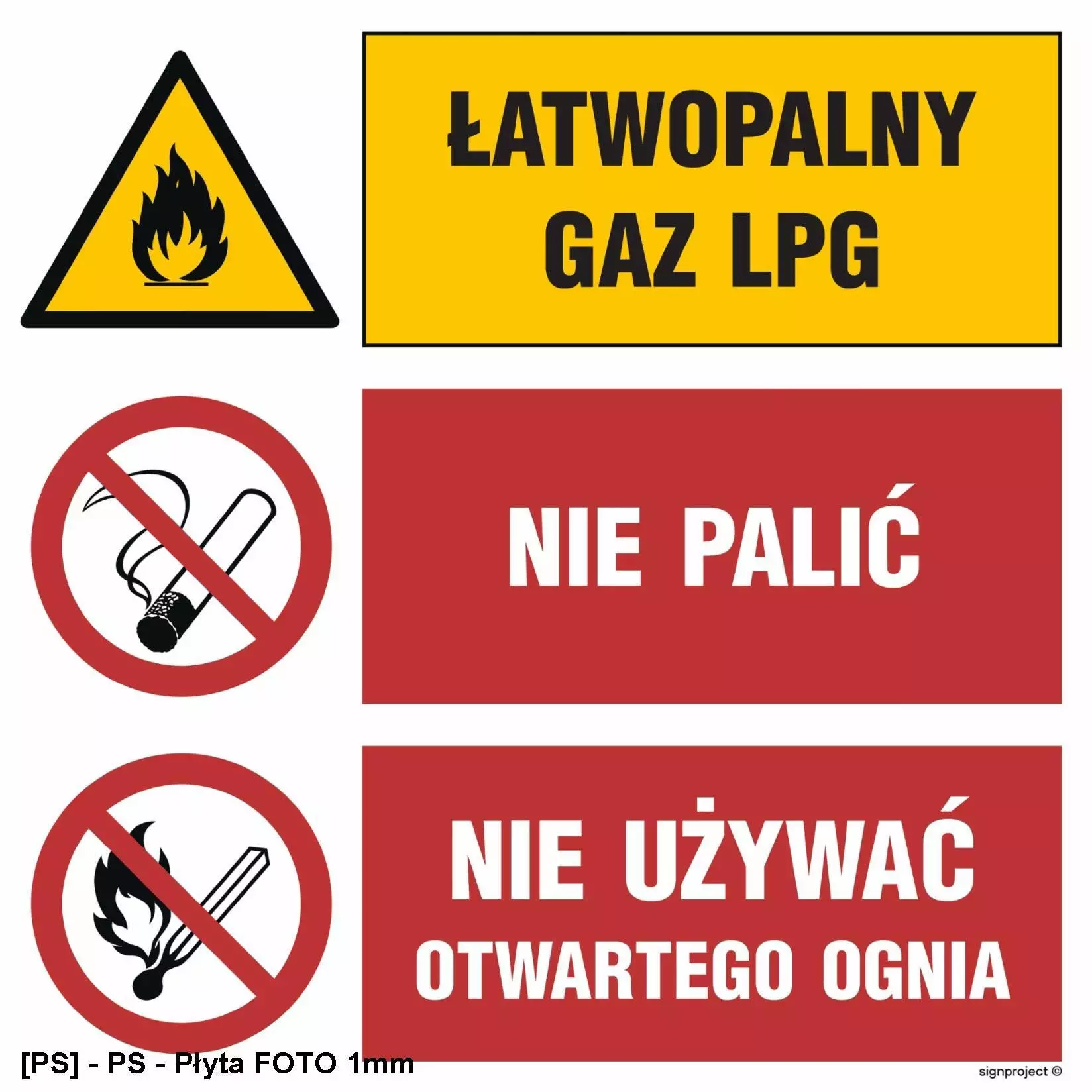 TD Systems GO002 - Łatwopalny gaz LPG 150x150