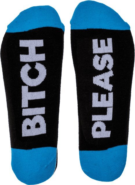 Out of the blue Długie Skarpetki ze Śmiesznym Napisem - BITCH PLEASE
