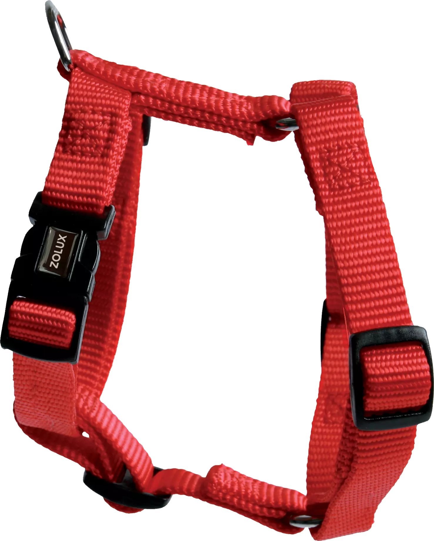 Zolux ZOLUX Szelki dla psa nylonowa taśma 30/45cm 15mm kol. czerwony