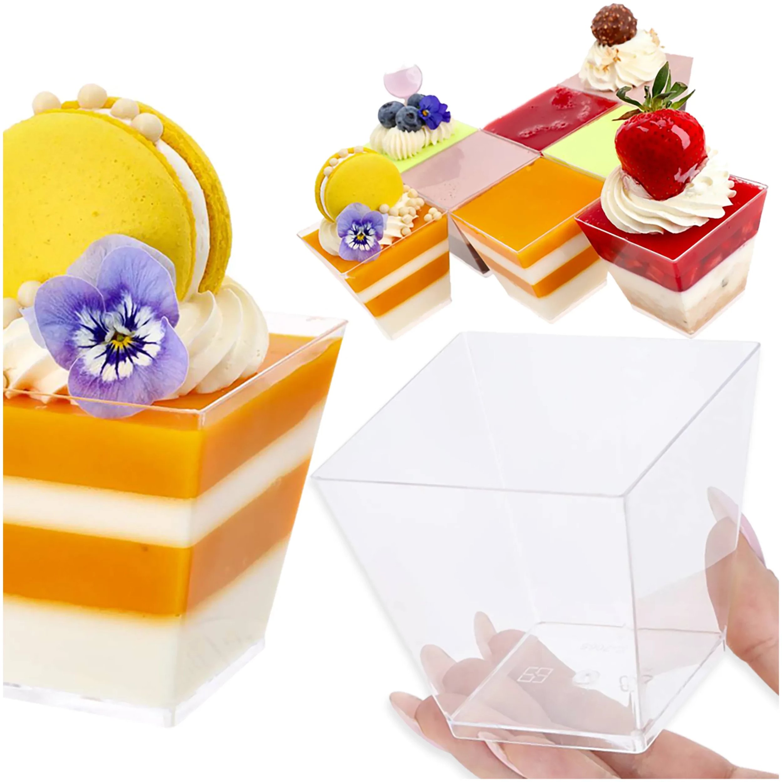 Pojemniczki Plastikowe 210ml 50szt