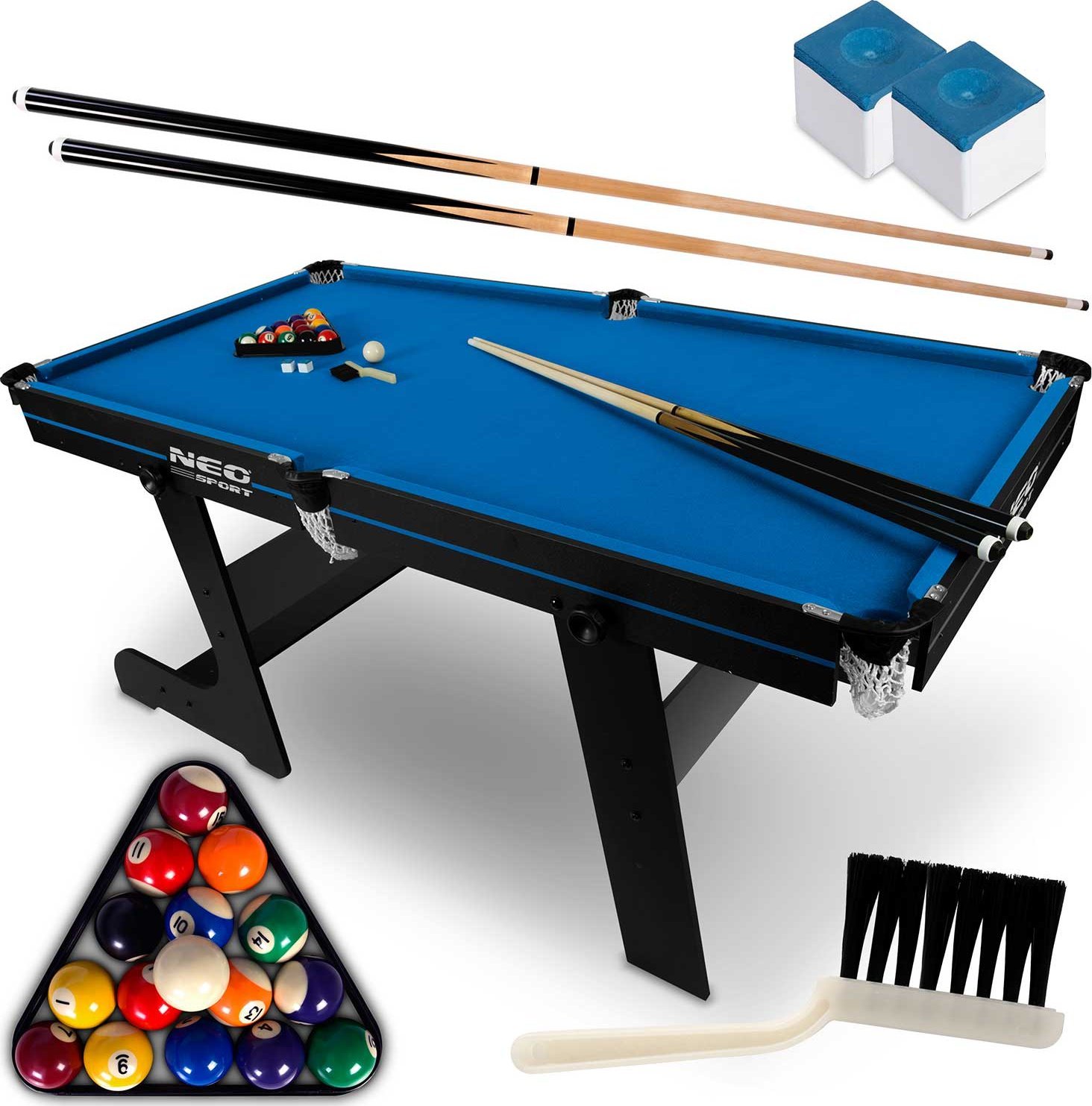 Neo-Sport NeoSport Stół bilardowy z akcesoriami NS-808
