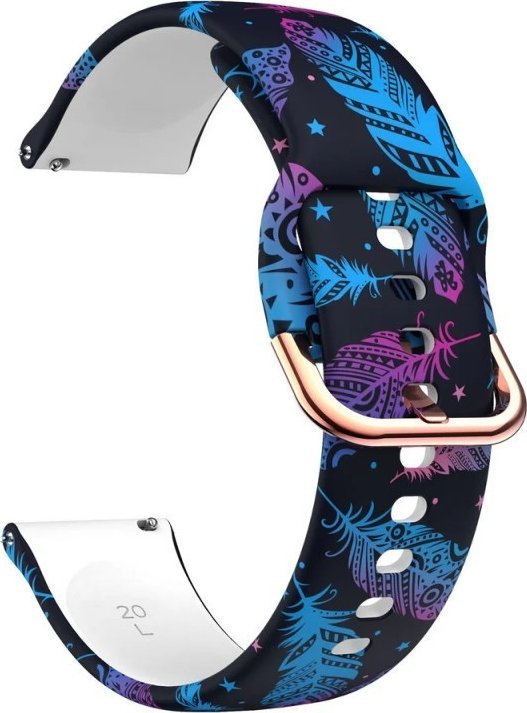 Best Accessories PASEK DO ZEGARKA SMARTWATCH 20MM DO SAMSUNG GALAXY WATCH 42MM / 2 41MM / 4 5 / HUAWEI WATCH GT 2 42MM / GT 3 42MM / AMAZFIT BIP GTS 4