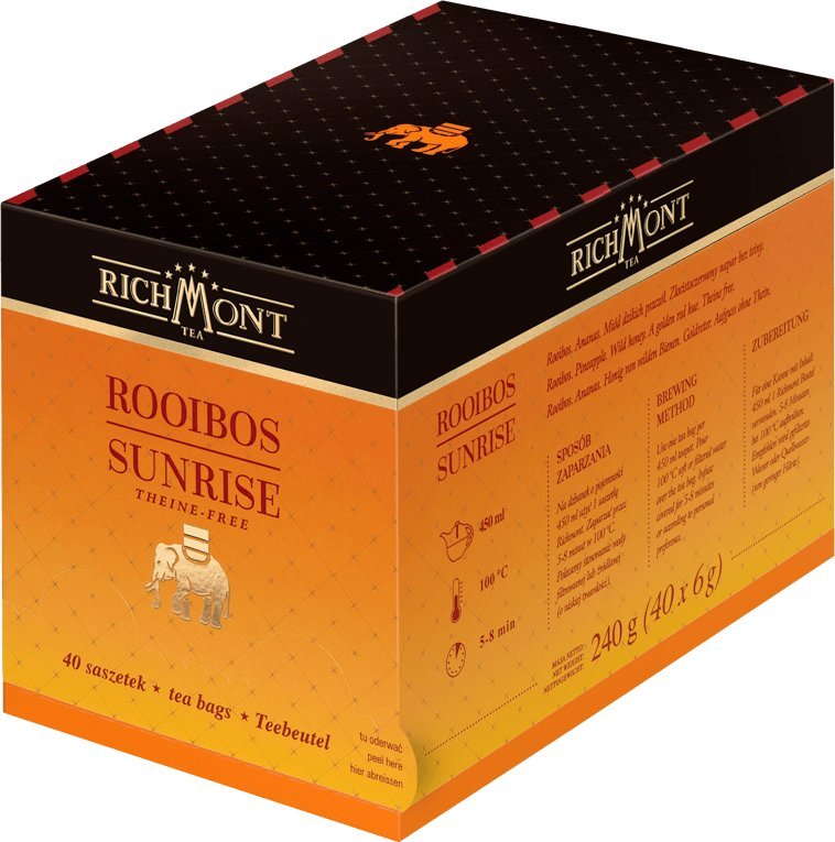Richmont Herbata Richmont Rooibos Sunrise 40 saszetek