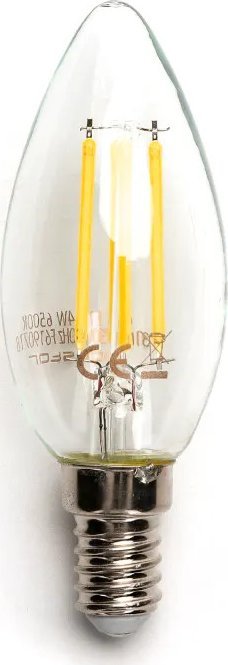 Aigostar Żarówka LED Filament Przezroczysta C35 E14 4W Żarówka LED Filament Przezroczysta C35 E14 4W
