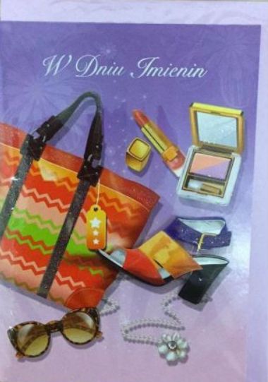 Panorama Karnet imieniny B6 Premium 24 + koperta