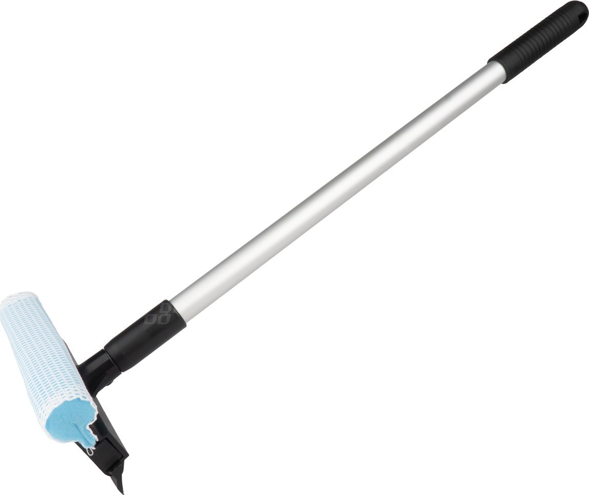 AMiO Myjka do szyb okien luster + ściągaczka do wody teleskopowa aluminiowa 59/100 cm amio-03855