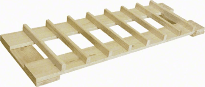 Wamar-Sosenka Półka na butelki do regału MAXI 80x26,5 cm Naturalna Surowa Drewno sosnowe / Wamar-Sosenka