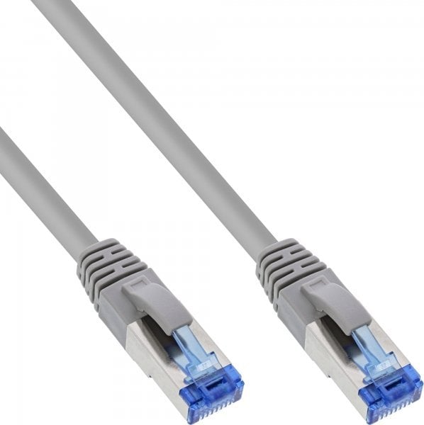 InLine 25pcs. Bulk-Pack InLine® Patch Cable S/FTP PiMF Cat.6A halogen free 500MHz grey 3m