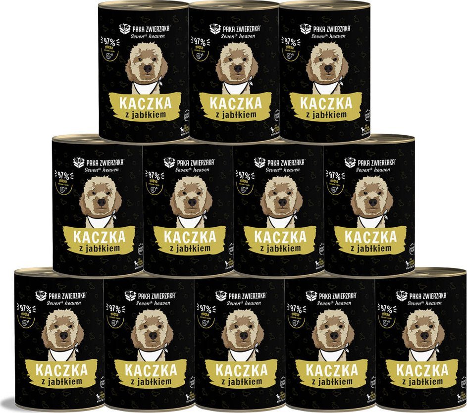 Paka Zwierzaka Paka Zwierzaka - Seventh heaven - Kaczka z jabłkiem (duck & apple) 12x400g