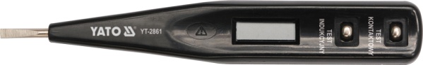 Yato Wskaźnik napięcia 12-250V LCD (YT-2861)