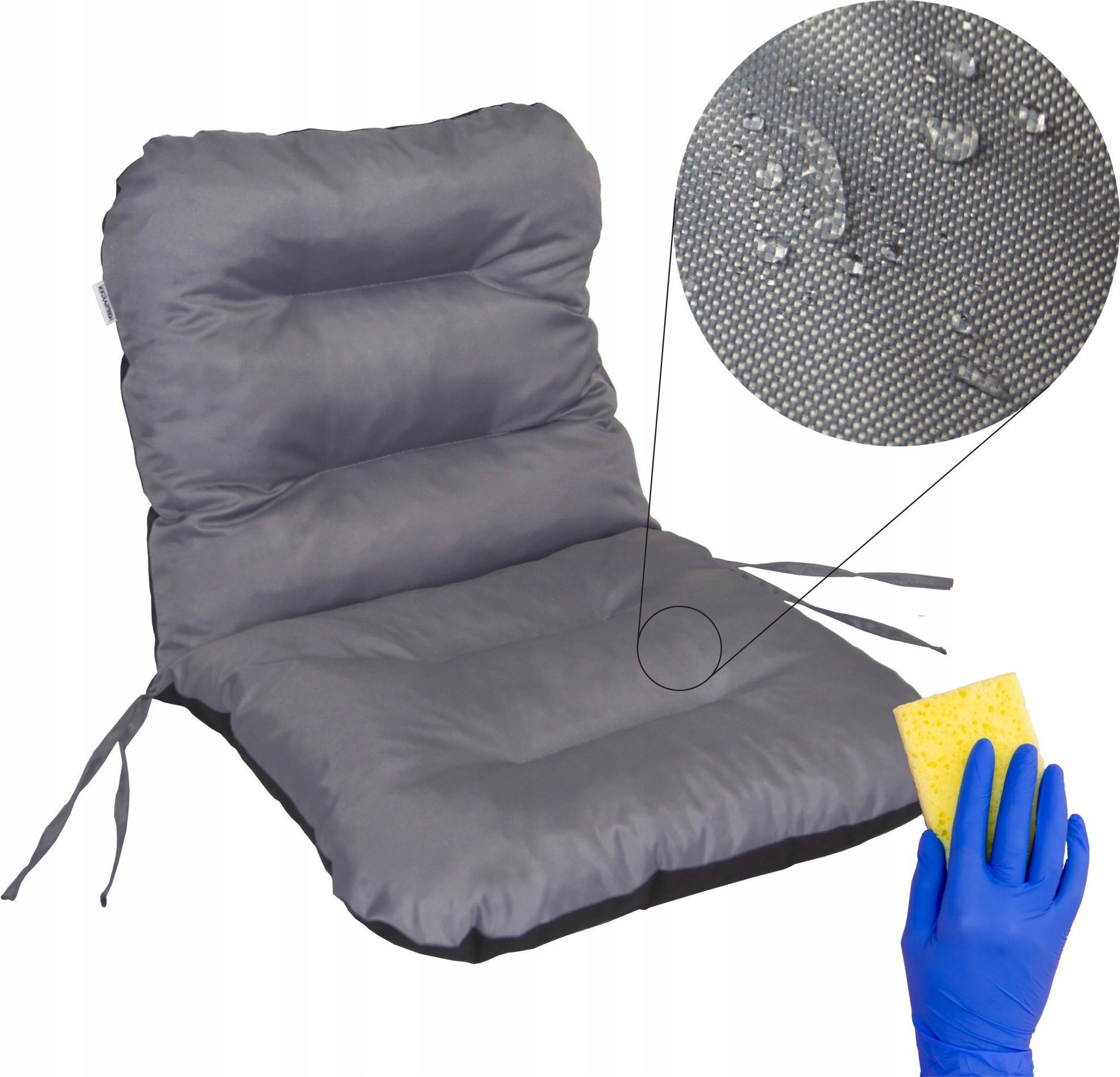 Hobbygarden PODUSZKA NATALIA JASNY SZARY