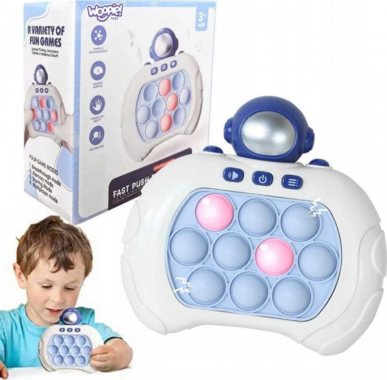 Woopie Gra Pop It Interaktywny Antystresowa Zręcznościowa Astronauta