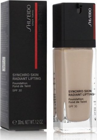 Shiseido Kremowy podkład do makijażu Shiseido Synchro Skin Radiant Lifting N 110 Alabaster Spf 30 (30 ml)