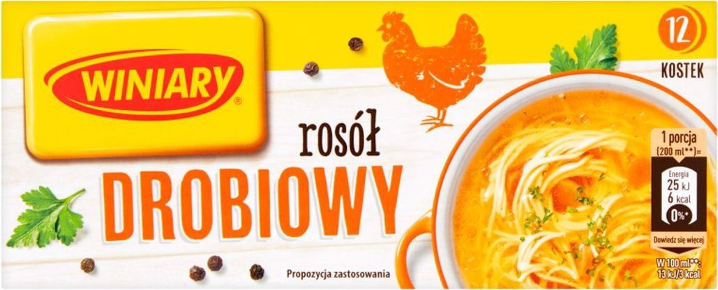 WINIARY Winiary Rosół drobiowy 120 g (12 sztuk)