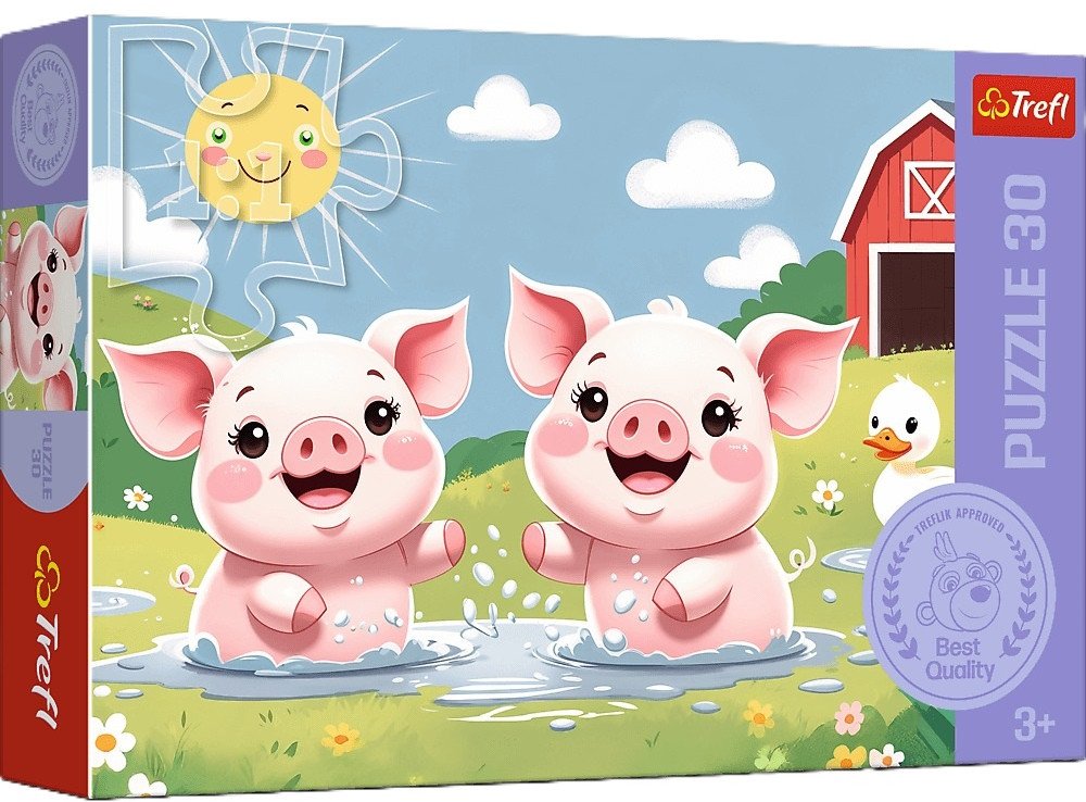 Trefl Puzzle Wesołe życie na wsi 30 elementów (18334)