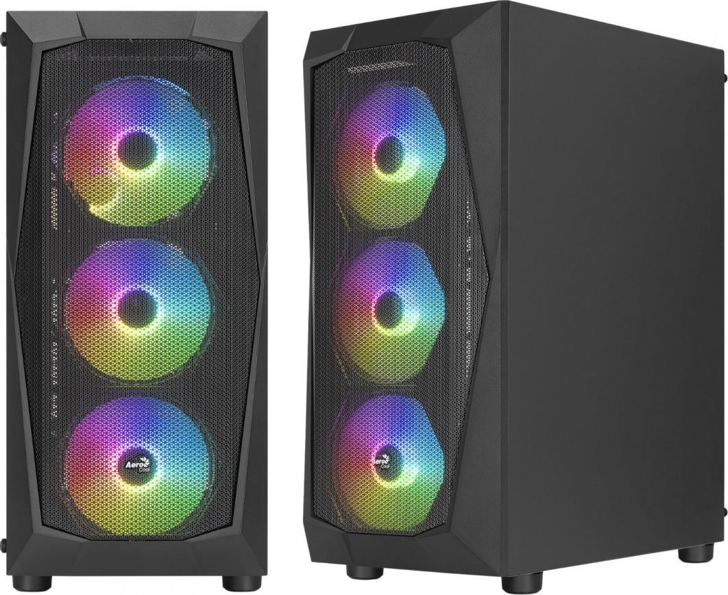 Komputer Aerocool Gaming Aerocool Cosmo Tower Intel Core i7 GeForce GTX 1650 16GB DDR3 1000GB SSD Windows 10 Pro