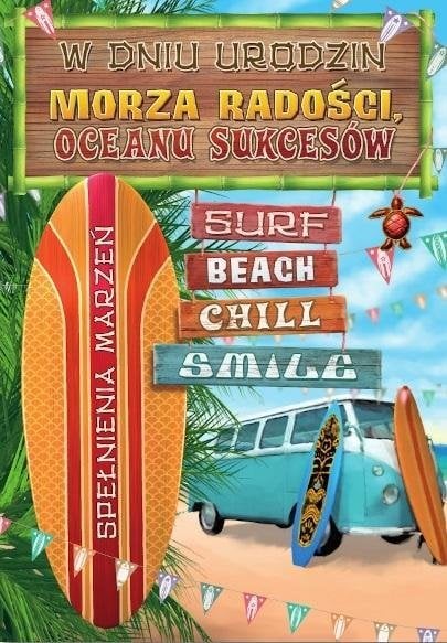 Trend Kartka okolicznościowa Urodziny MF38